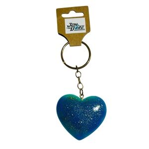 JenDore Handmade Heart Keychain Keyring Backpack Purse Bag Charm Accessory